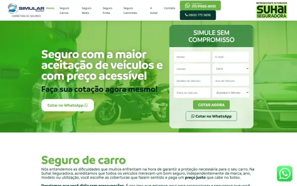 www.simularseguromotos.com.br
