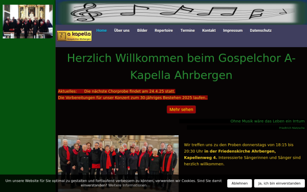 www.gospelchor-ahrbergen.de