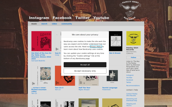 paisleyshirtrecords.bandcamp.com