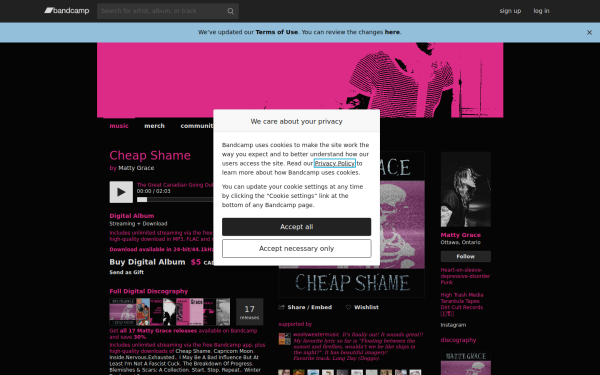 mattygrace.bandcamp.com