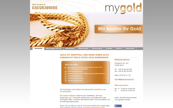 www.mygoldankauf.de