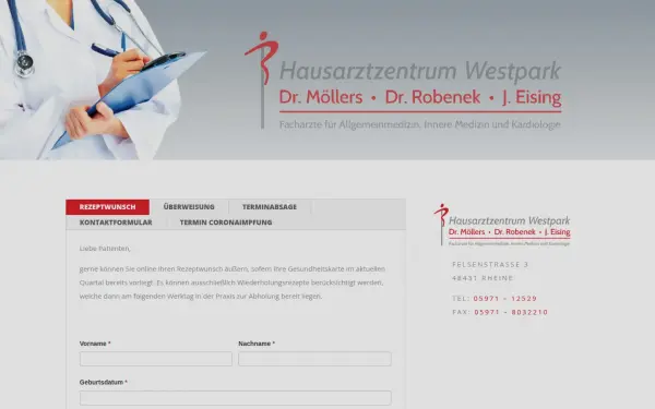 hausarztzentrum-westpark.de