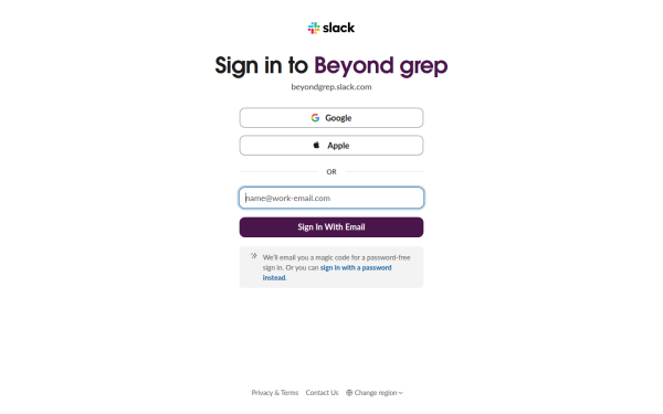 beyondgrep.slack.com