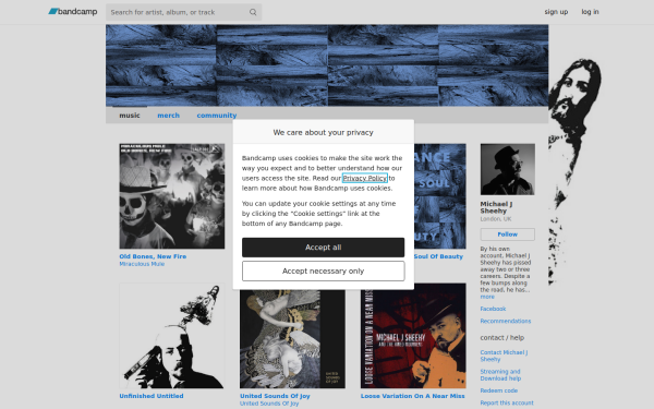 michaeljsheehy.bandcamp.com