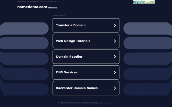 namedemo.com