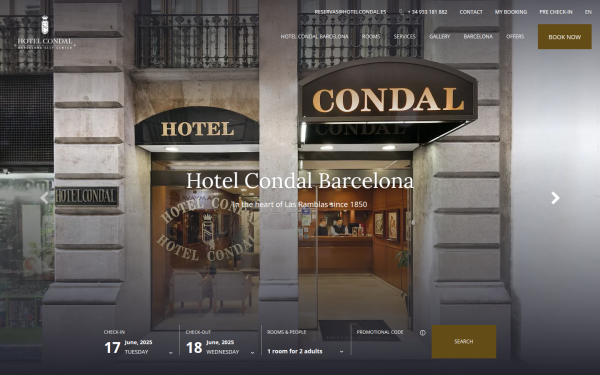 www.hotelcondal.es