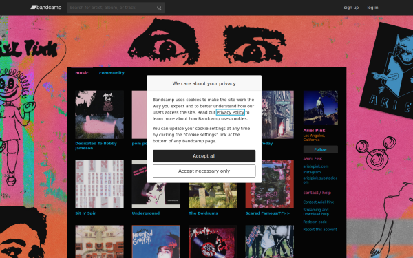 arielpink.bandcamp.com