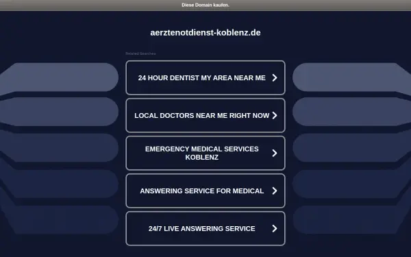 aerztenotdienst-koblenz.de
