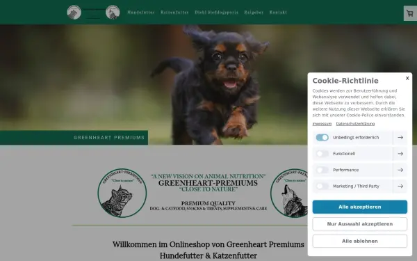 www.greenheart-hundefutter.de