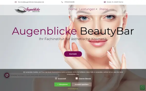 augenblicke-beautybar.de