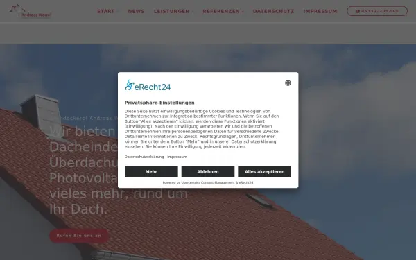 www.dachdeckerei-weizel.de