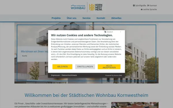 wohnbau.kornwestheim.de