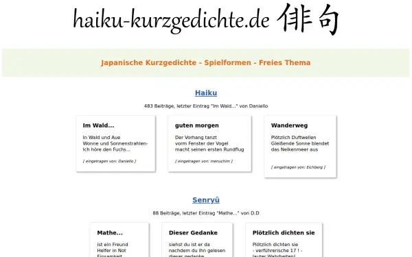 haiku-kurzgedichte.de