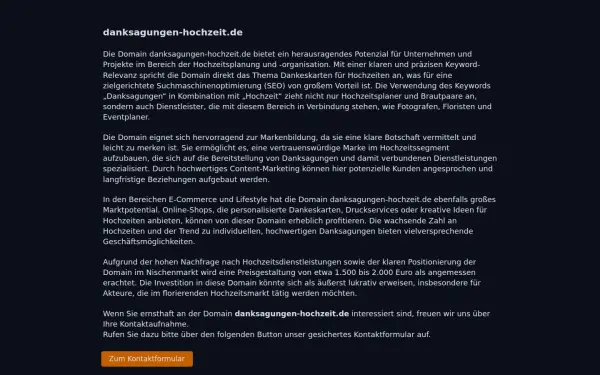 danksagungen-hochzeit.de