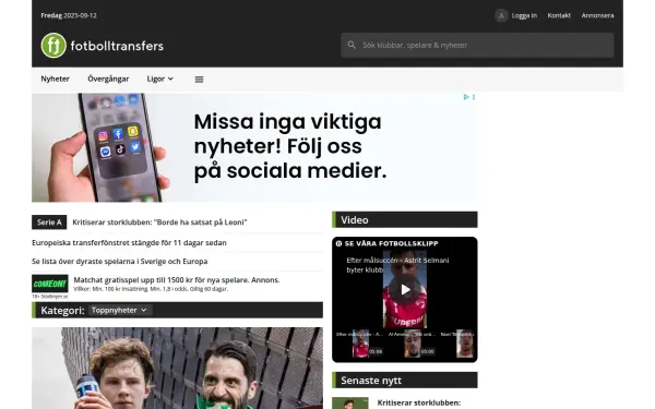 fotbolltransfers.com
