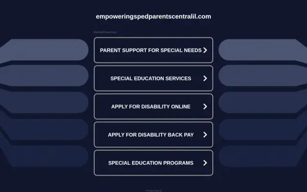 www.empoweringspedparentscentralil.com