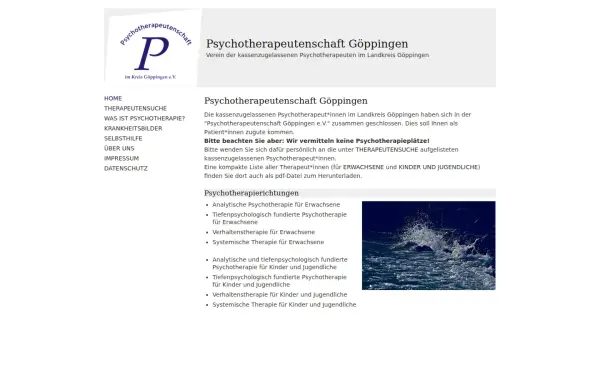 www.psychotherapeutenschaft-gp.de