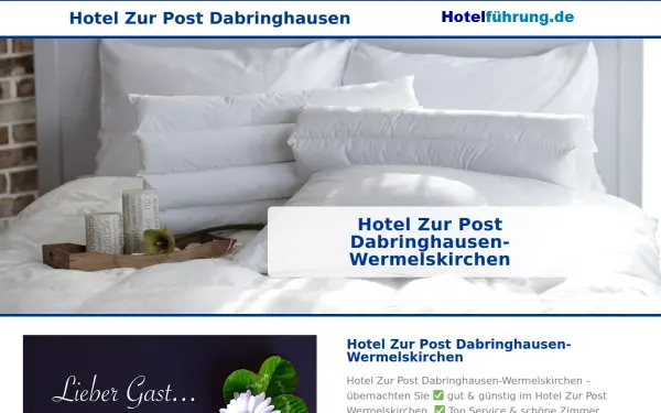 hotel-zur-post-dabringhausen.hotelfuehrung.de