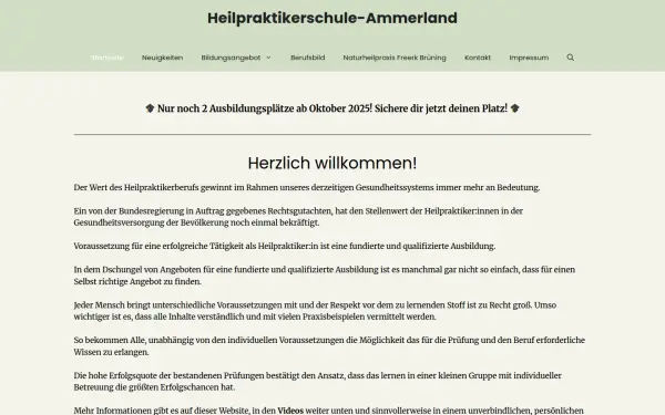 www.heilpraktikerschule-ammerland.de