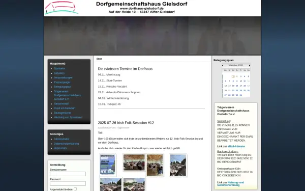 www.dorfhaus-gielsdorf.de