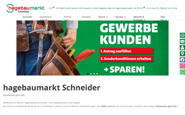 hagebaumarkt-schneider.de