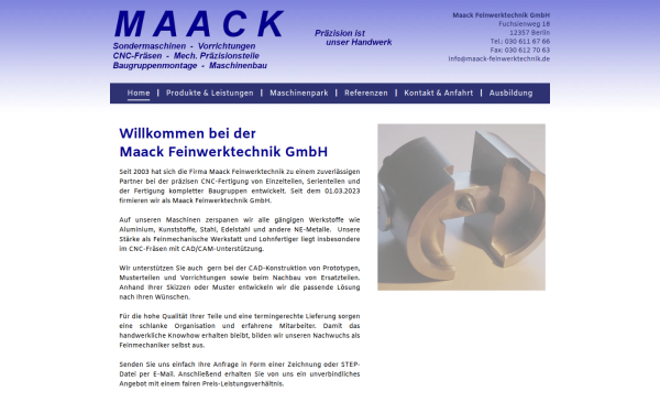 www.maackfeinwerktechnik.de
