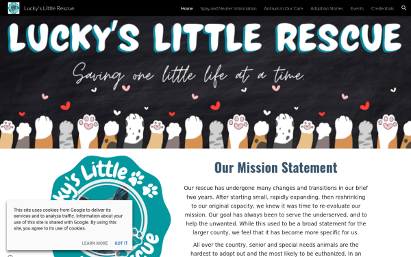 www.luckyslittlerescue.com