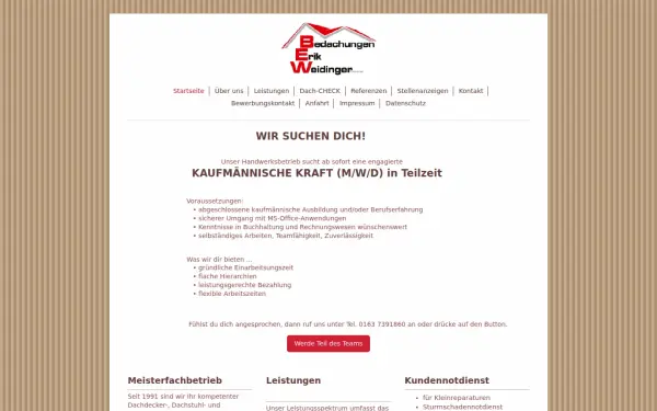 www.dach-weidinger.de