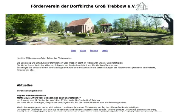 dorfkirche-trebbow.de