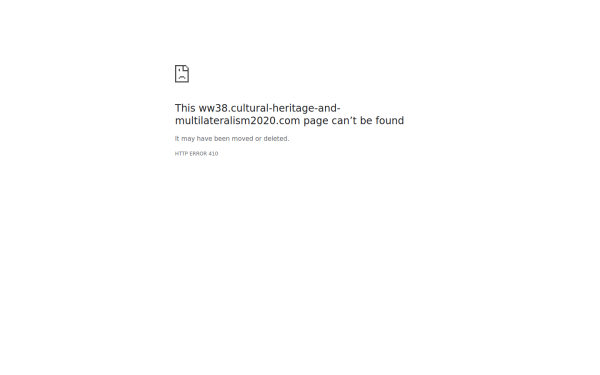 ww38.cultural-heritage-and-multilateralism2020.com
