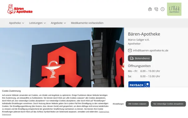 www.baeren-apotheke-kronach.de