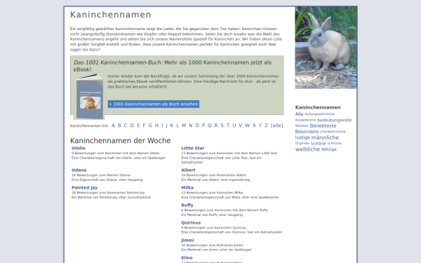 www.1001-kaninchennamen.de