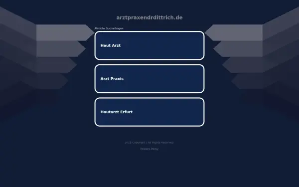arztpraxendrdittrich.de