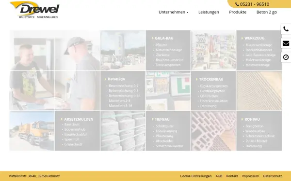 www.drewel-baustoffe.de