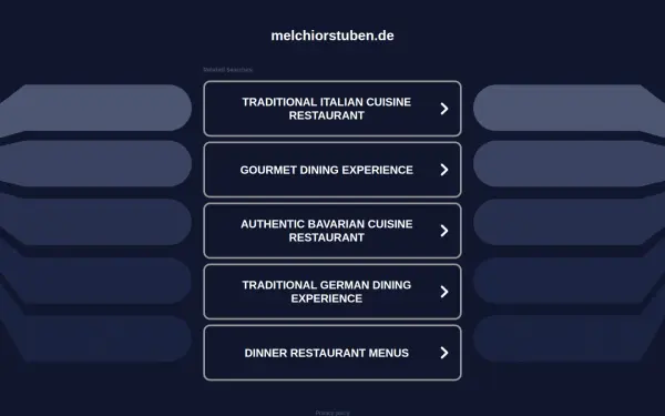 melchiorstuben.de