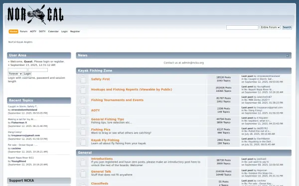 norcalkayakanglers.com