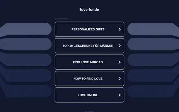 love-for.de