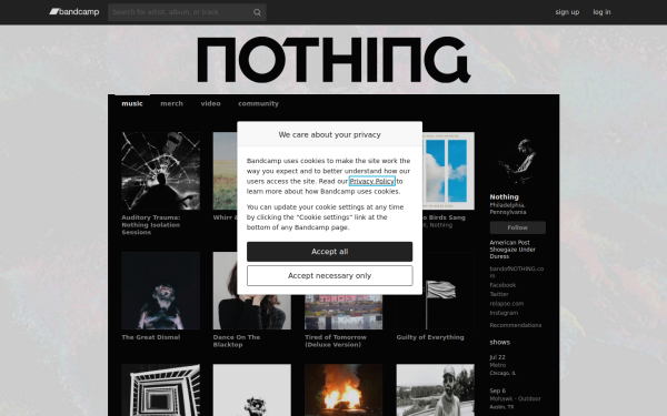 nothing.bandcamp.com