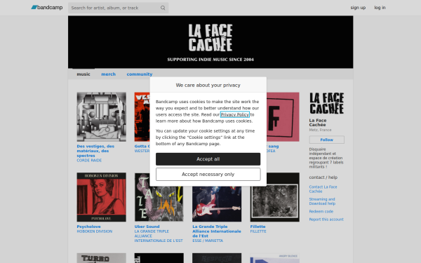 lafacecachee.bandcamp.com