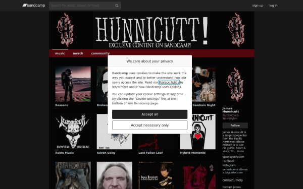 jameshunnicutt.bandcamp.com