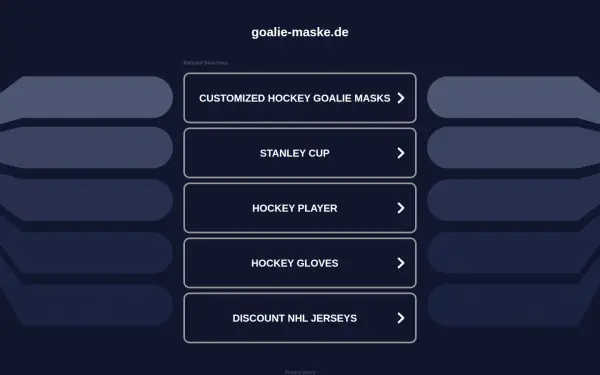 goalie-maske.de