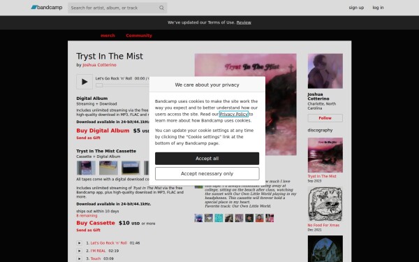 joshuacotterino.bandcamp.com