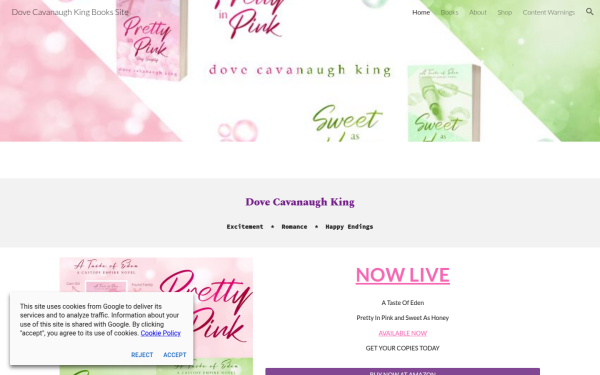 www.dovecavanaughkingbooks.com