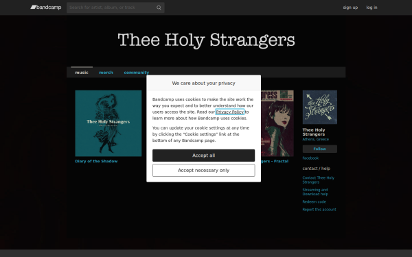 theeholystrangers.bandcamp.com