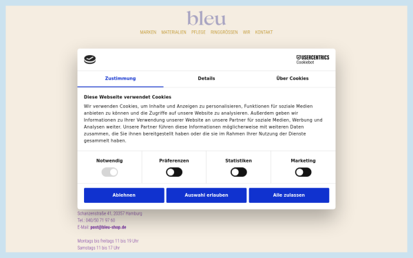 bleu-shop.de