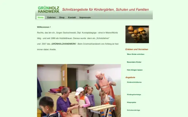 gruenholzhandwerk.de