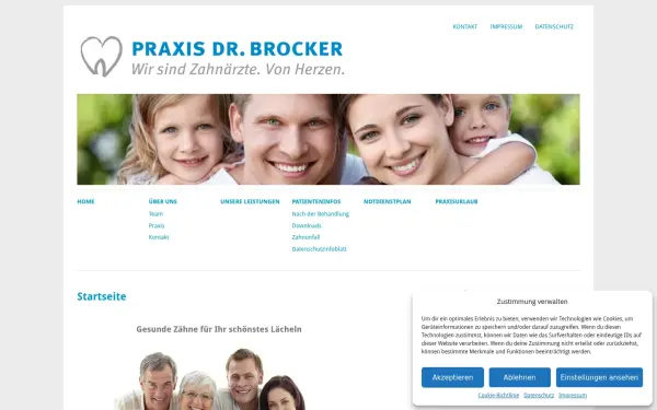 zahnarztbrocker.de