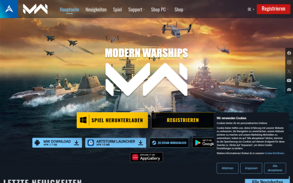 modernwarships.com