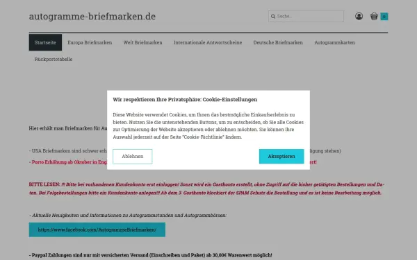 www.autogramme-briefmarken.de
