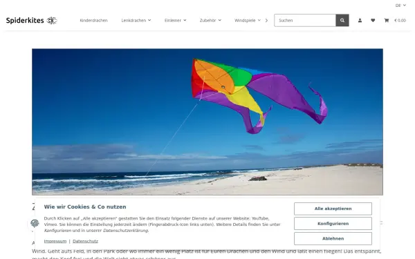 shop.spiderkites.com